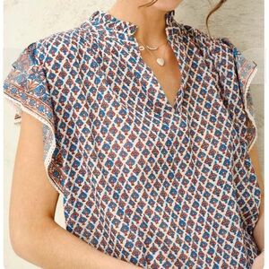 M.A.B.E. Floral Patterned Women's Top